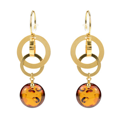 Baltic Amber Silver Earrings (dagen)
