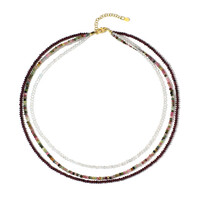 White Topaz Silver Necklace