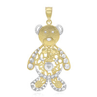 9K PK (I) Diamond Gold Pendant