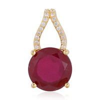 Madagascar Ruby Silver Pendant