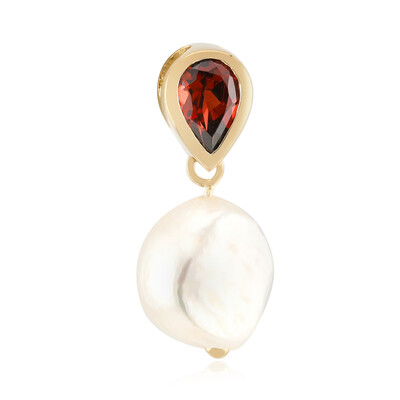 White Freshwater Pearl Silver Pendant