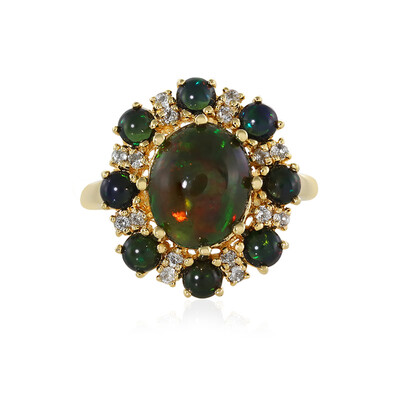 Mezezo Opal Silver Ring
