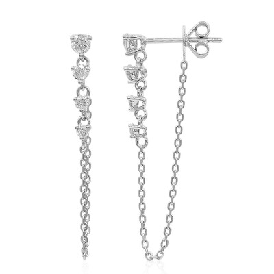 14K SI2 (H) Diamond Gold Earrings (CIRARI)