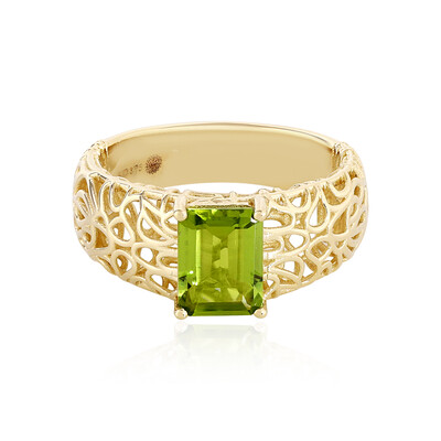 9K Peridot Gold Ring (Ornaments by de Melo)