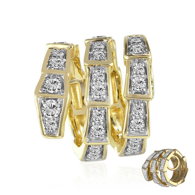 14K SI1 (G) Diamond Gold Pendant (Annette)