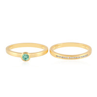Colombian Emerald Silver Ring