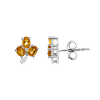 Citrine Silver Earrings