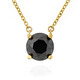 9K Black Diamond Gold Necklace (de Melo)