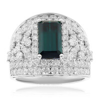 14K Indicolite Gold Ring (CIRARI)