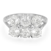 Goshenite Silver Ring