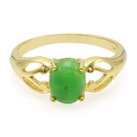 Imperial Chrysoprase Silver Ring