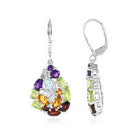 Amethyst Silver Earrings