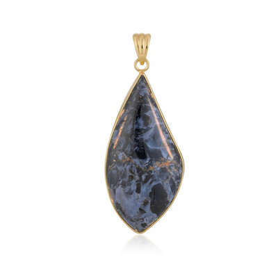 Pietersite Silver Pendant (Bali Barong)