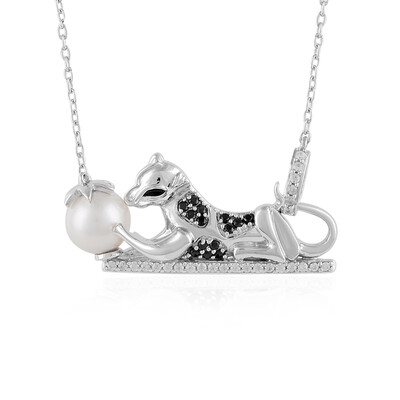 White Freshwater Pearl Silver Necklace