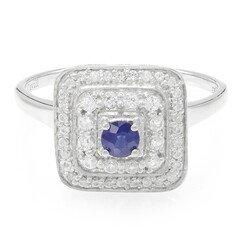 Kanchanaburi Sapphire Silver Ring