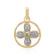 9K SI1 (G) Diamond Gold Pendant (Annette)