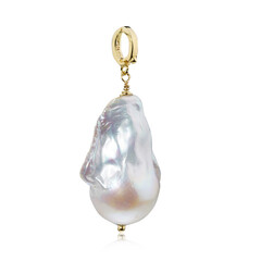 White Freshwater Pearl Silver Pendant