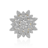 18K IF (D) Diamond Gold Pendant