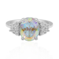 Moonlight Topaz Silver Ring