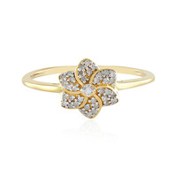 I2 (I) Diamond Silver Ring