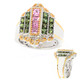 Pink Tourmaline Silver Ring (Gems en Vogue)