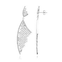 Zircon Silver Earrings
