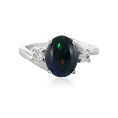 Mezezo Opal Silver Ring