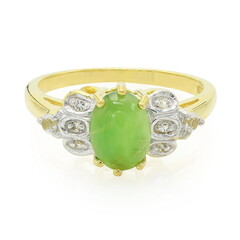 Imperial Chrysoprase Silver Ring