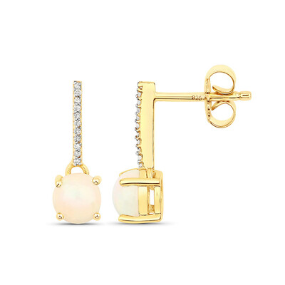 Welo Opal Silver Earrings