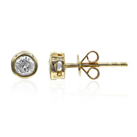 14K I1 (H) Diamond Gold Earrings (CIRARI)