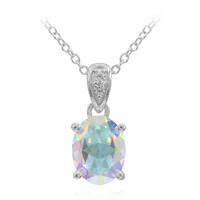 Moonlight Topaz Silver Necklace