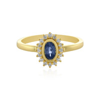 Blue Sapphire Silver Ring