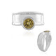 Yellow Beryl Silver Ring (de Melo)