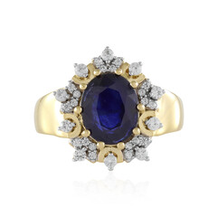Madagascar Blue Sapphire Silver Ring