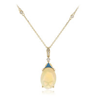 14K AAA Welo Opal Gold Necklace (CIRARI)