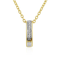 I4 (J) Diamond Silver Necklace