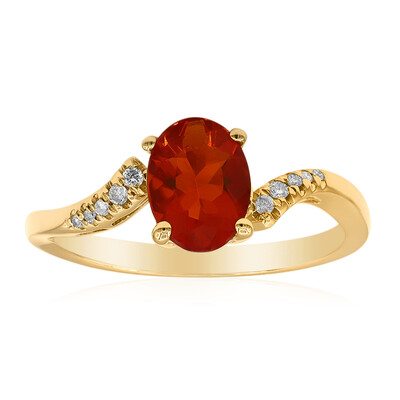 14K Mexican Fire Opal Gold Ring (CIRARI)