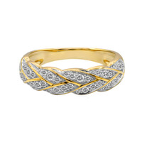 9K SI1 (G) Diamond Gold Ring