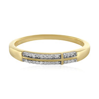 I2 (I) Diamond Silver Ring