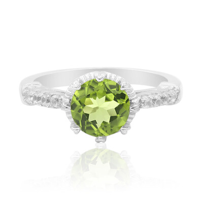 Peridot Silver Ring