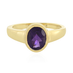 Zambian Amethyst Silver Ring