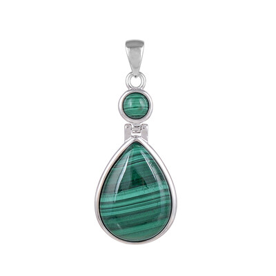 Malachite Silver Pendant