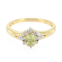 Cuprian Tourmaline Silver Ring
