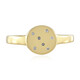 I2 (I) Diamond Silver Ring