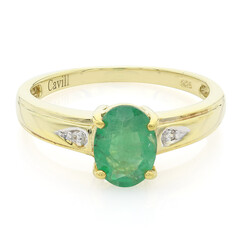 Bahia Emerald Silver Ring