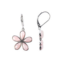 Angelskin Opal Silver Earrings