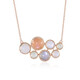 Peach Moonstone Silver Necklace (KM by Juwelo)