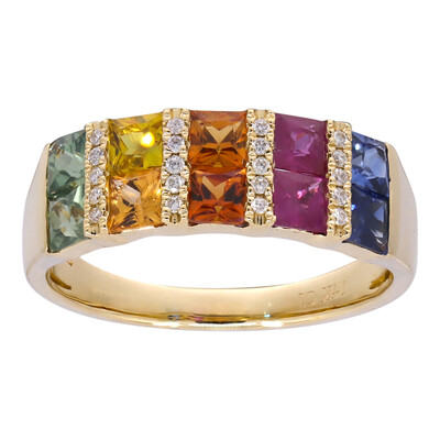 14K Fancy Sapphire Gold Ring (CIRARI)