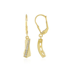 I3 (H) Diamond Silver Earrings