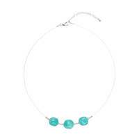 Amazonite Silver Necklace